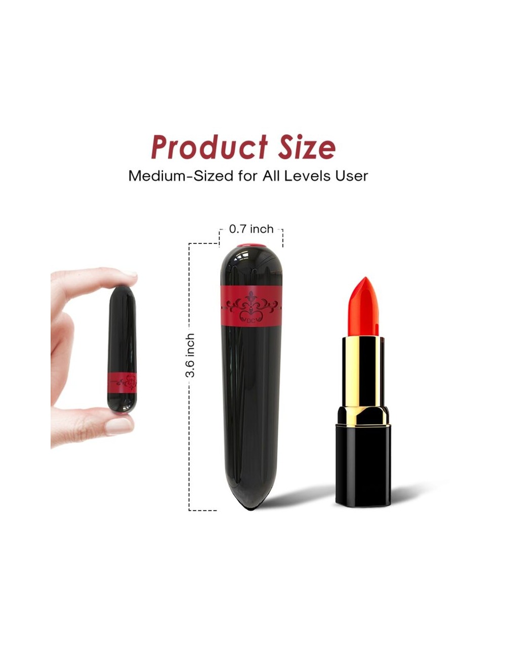 ARMONY - RAKETENVIBRATOR BULLET SCHWARZ