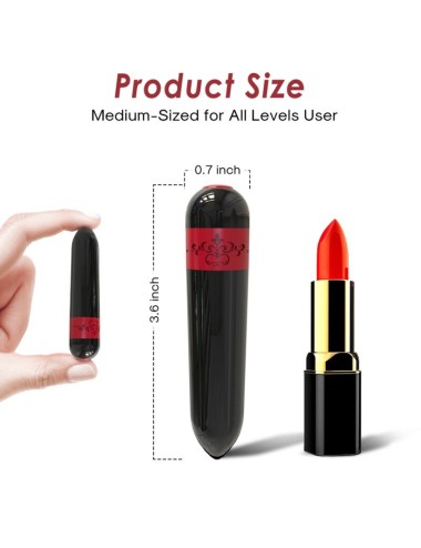 ARMONY - ROCKET VIBRATOR BULLET FERNBEDIENUNG SCHWARZ