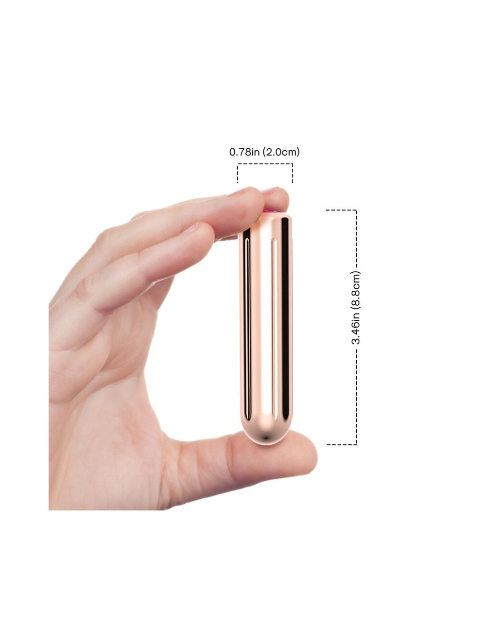 ARMONY - GESPANNUNGSKOPF-VIBRATOR-KUGEL GOLDEN 2 CM x 8.8 CM