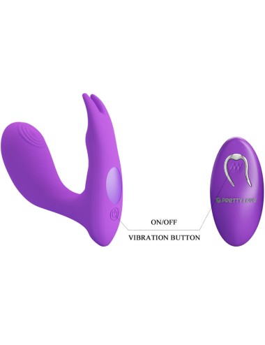 PRETTY LOVE - IDABELLE VIBRATION & PULSATION FERNBEDIENUNG VIOLETT