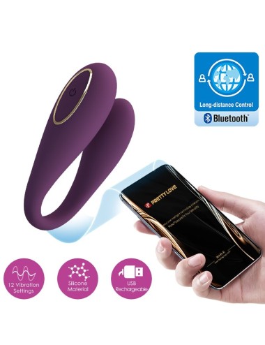 PRETTY LOVE - AUGUST REMOTE GLOBAL DOPPELT VERGNÜGEN VIBRATOR
