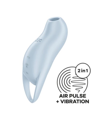 SATISFYER - POCKET PRO 1 KLITORIS-STIMULATOR HELLBLAU