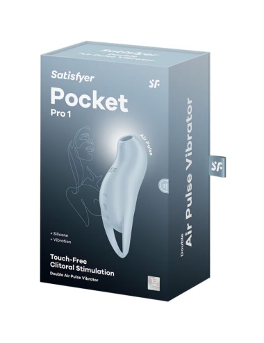 SATISFYER - POCKET PRO 1 KLITORIS-STIMULATOR HELLBLAU