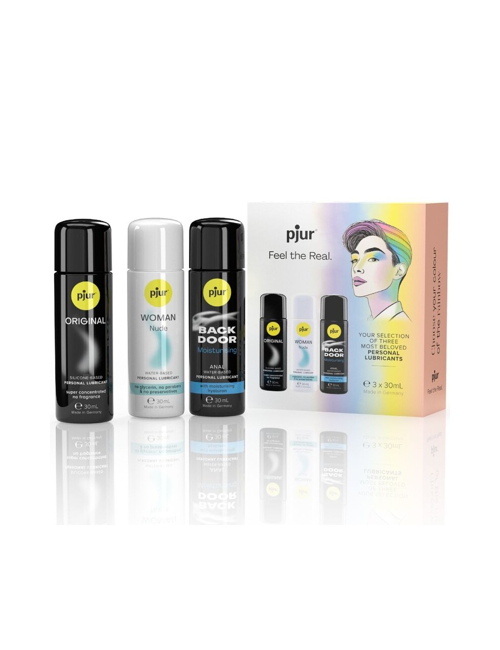 PJUR - PRIDE SET PREMIUM GLEITMITTEL 3 X 30 ML PJUR - PRIDE SET PREMIUM GLEITMITTEL 3 X 30 ML