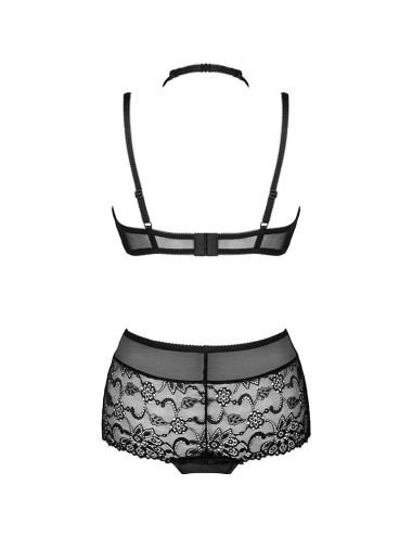 LIVCO CORSETTI FASHION - LINERA FÜR DIE SENSES KOLLEKTION BH + PANTY SCHWARZ L/XL