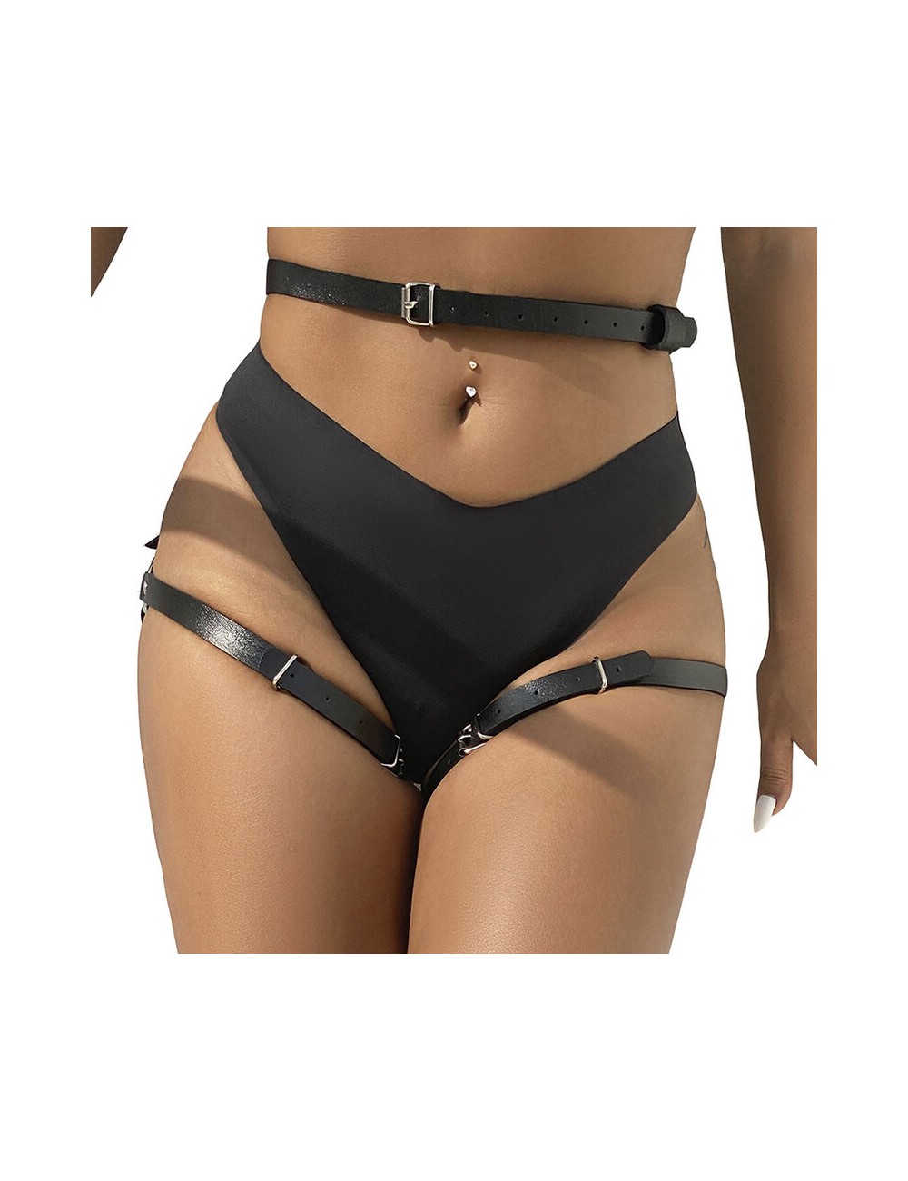 SUBBLIME - LEDER TAILLE UND BEIN HARNESS SCHWARZ EINE GRÖSSE SUBBLIME - LEDER TAILLE UND BEIN HARNESS SCHWARZ EINE GRÖSSE