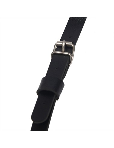SUBBLIME - KÖRPERHARNESS VERSTELLBARE RIEMEN LEDER SCHWARZ EINE GRÖSSE