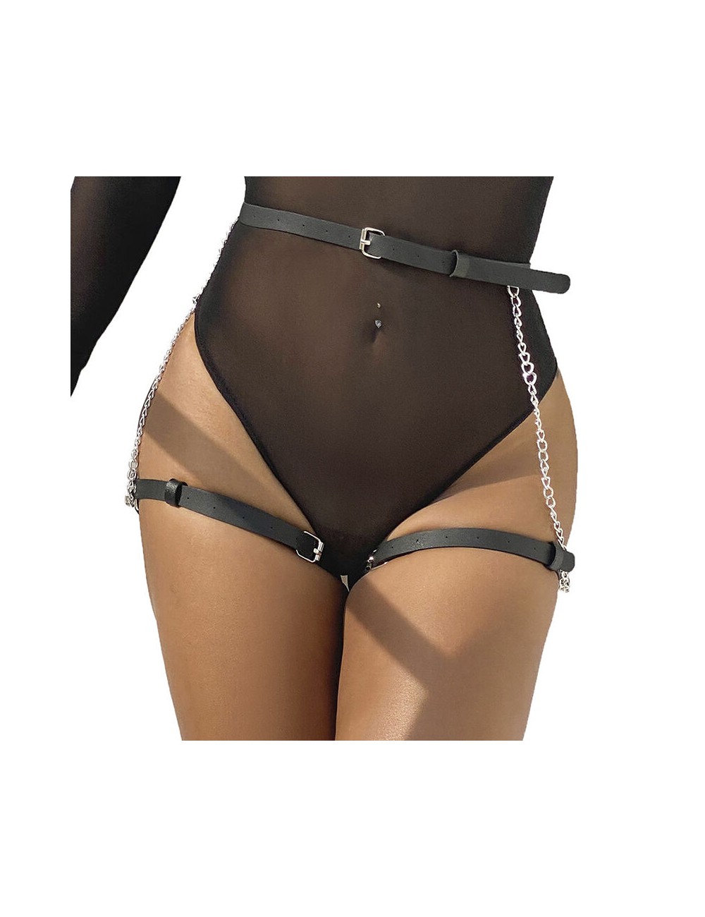 SUBBLIME - LEDERGÜRTEL HARNESS SCHWARZ EINE GRÖSSE SUBBLIME - LEDERGÜRTEL HARNESS SCHWARZ EINE GRÖSSE
