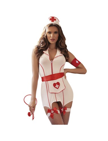 SUBBLIME - SEXY KRANKENSCHWESTER KOSTÜM KLEID S/M