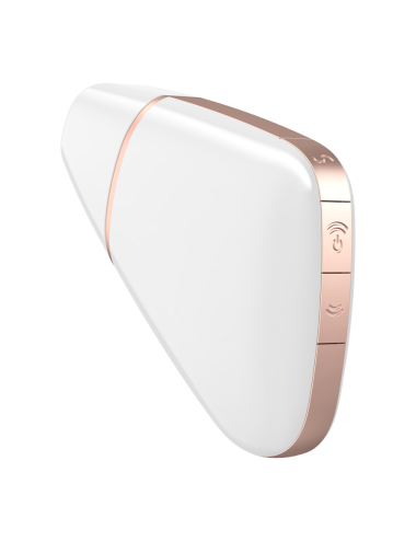 SATISFYER - LOVE TRIANGLE STIMULATOR & VIBRATOR WEISS