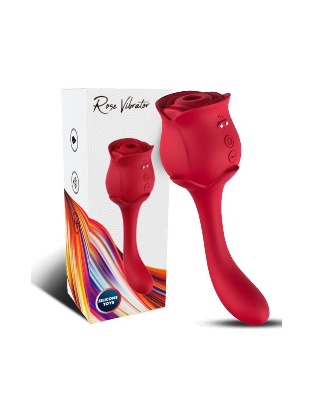 ARMONY - ROSELOVER LECKT VIBRIERENDEN CLIT UND STIMULATOR ROT
