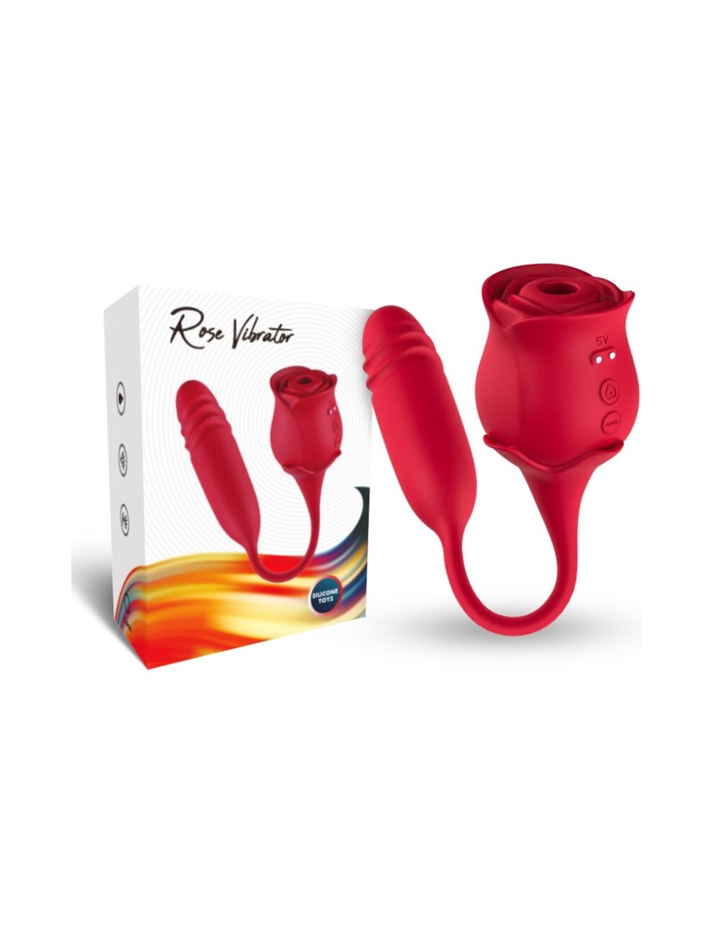 ARMONY - ROSEKNIGTH LECKT VIBRIERENDEN CLIT UND VIBRATOR ROT