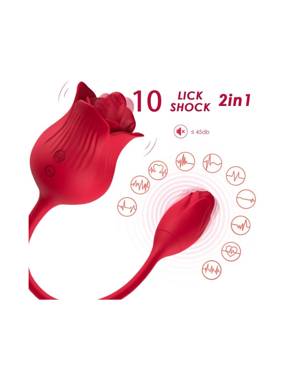 ARMONY - ROSA VIBRATOR MIT COLA ROT