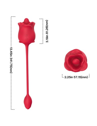 ARMONY - ROSA STIMULATOR & VIBRATOR COLA RED