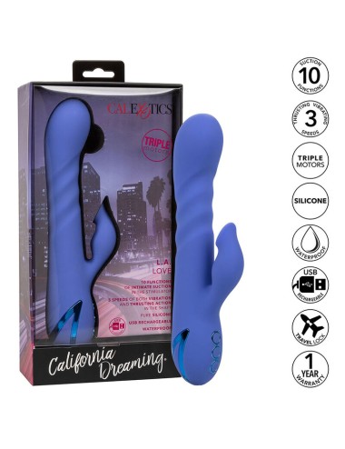 CALEXOTICS - LA LOVE VIBRATOR & SUCKER BLAU VON CALIFORNIA DREAMING
