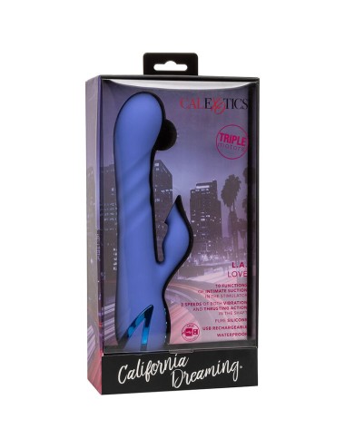 CALEXOTICS - LA LOVE VIBRATOR & SUCKER BLAU VON CALIFORNIA DREAMING