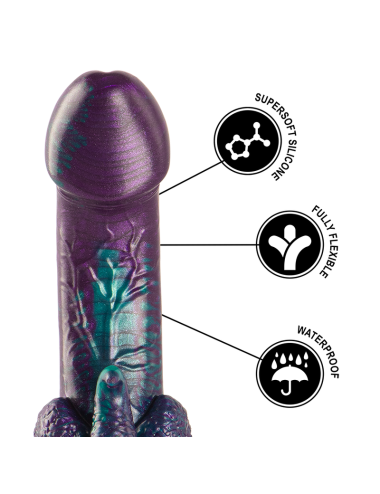 EPIC - BASILISK DILDO DOPPELT SCHUPPIG VERGNÜGEN, KLEINE GRÖSSE
