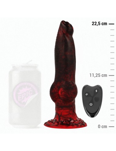 EPIC - PROMETHEUS DILDO TITAN IN FLAMES WIEDERAUFLADBARE FERNBEDIENUNG