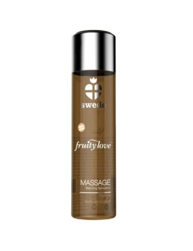 SWEDE - FRUITY LOVE MASSAGEÖL MIT WÄRMENDEM EFFEKT INTENSIVE DUNKLE SCHOKOLADE 60 ML
