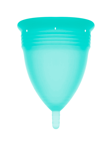 STERCUP - FDA SILIKON-MENSTRUALCUP AQUAMARIN - GRÖSSE L