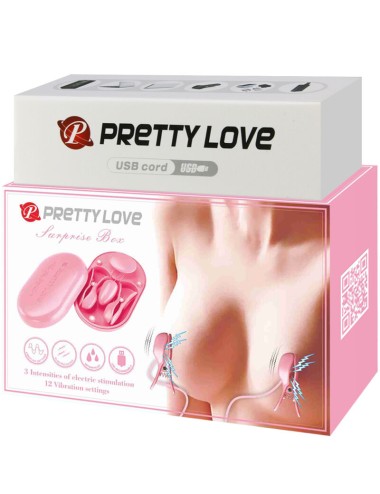 PRETTY LOVE - ÜBERRASCHUNGSBOX ROSA ELEKTROSTIMULATIONSPINZETTE