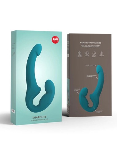 FUN FACTORY - SHARE LITE DOPPELDILDO DEEP SEA BLUE