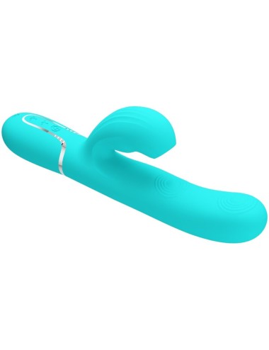 PRETTY LOVE - PERLITA MULTIFUNKTIONS-3-IN-1-G-PUNKT-VIBRATOR AQUA GRÜN