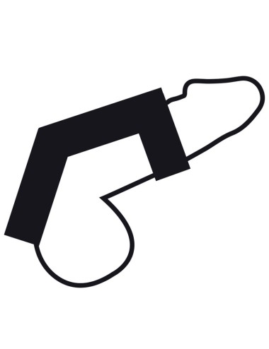 DARKNESS - VERSTELLBARER PENIS- UND HODENRING AUS LEDER