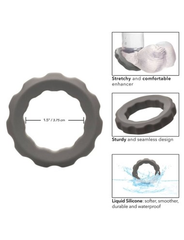 CALEXOTICS - ALPHA ERECT RING GRAU