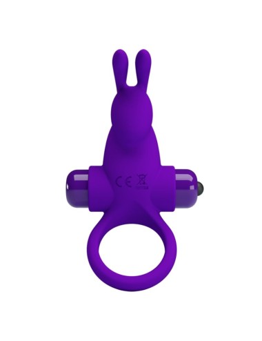 PRETTY LOVE - VIBRATORRING I KANINCHEN FÜR LILA PENIS