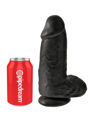 KING COCK - POLLIGER REALISTISCHER PENIS 23 CM SCHWARZ