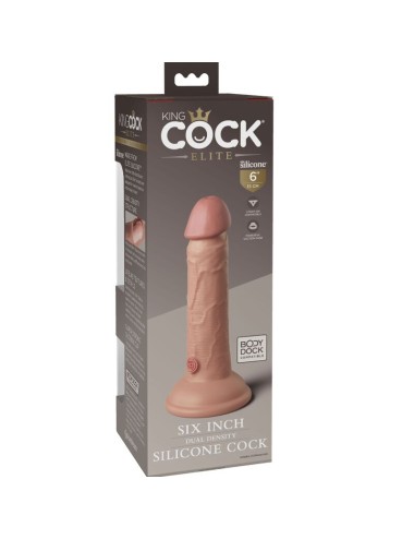 KING COCK - ELITE REALISTISCHER SILIKONDILDO 15.2 CM
