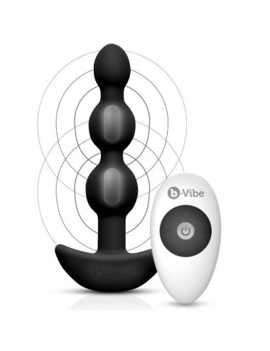 B-VIBE - TRIPLET ANAL-FERNBEDIENUNGSPERLEN SCHWARZ