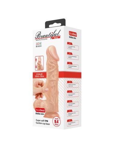 BAILE - SCHÖNE BEGEGNUNG BURAQ FLEXIBLER REALISTISCHER DILDO 24 CM NATÜRLICH