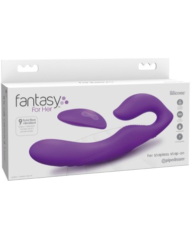 FANTASY FOR HER - DOPPELPENETRATIONSVIBRATOR MIT FERNBEDIENUNG, 9 VIOLETTE STUFEN