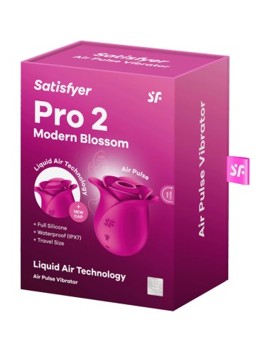 SATISFYER - AIR PULSE PRO 2 MODERNER BLOSSOM VIBRATOR