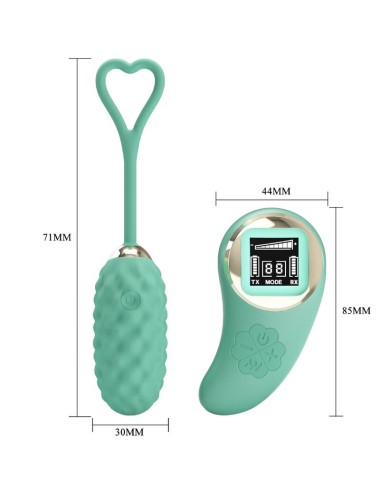 PRETTY LOVE - VIVIAN GREEN VIBRIERENDES EI MIT FERNBEDIENUNG
