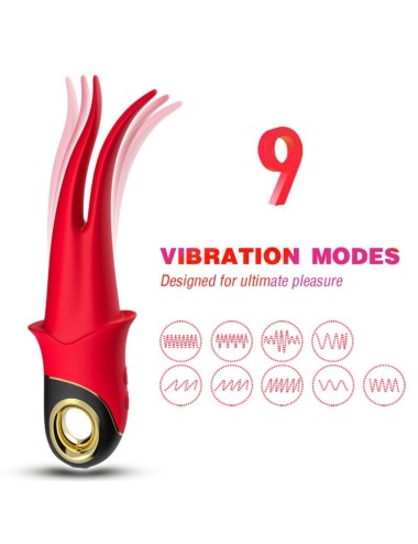 ARMONY - SHADOW VIBRATOR DOPPELKOPF TEASING ROT