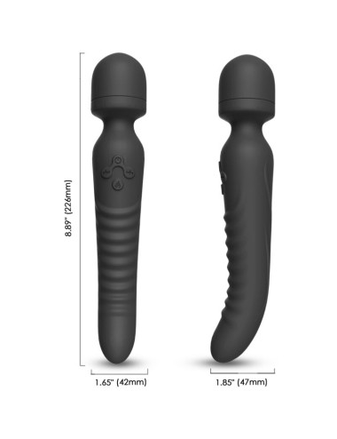 ARMONY - MISSION MASSAGER & VIBRATOR WÄRMEEFFEKT SCHWARZ