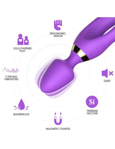 ARMONY - MASSAGER & VIBRATOR KANINCHEN LILA