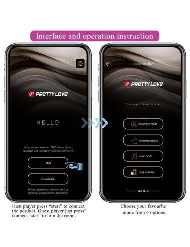PRETTY LOVE - AUGUST REMOTE GLOBAL DOPPELT VERGNÜGEN VIBRATOR