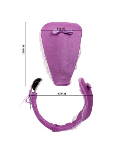 BAILE - TANGA MIT VIBRATOR MIT FLIEDER FERNBEDIENUNG