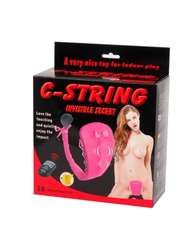 BAILE - TANGA MIT VIBRATOR MIT FLIEDER FERNBEDIENUNG
