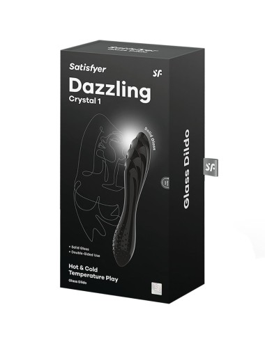 SATISFYER - SCHILLERNDES KRISTALL SCHWARZ