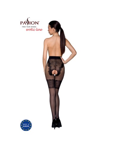 PASSION - TIOPEN 013 SCHWARZE STRUMPFHOSE 3/4 20/40 DEN