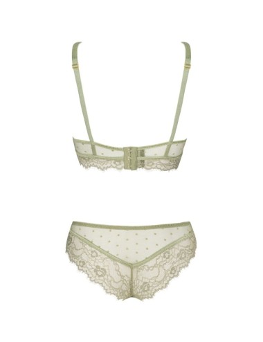 LIVCO CORSETTI FASHION - PINE LC 90667 BH + PANTY KHAKI L/XL