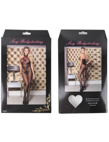 QUEEN LINGERIE - BARE BACK BODYSTOCKING S/L