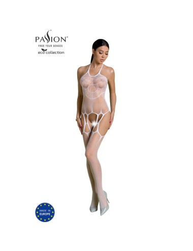 PASSION - ECO COLLECTION BODYSTOCKING ECO BS002 WEISS