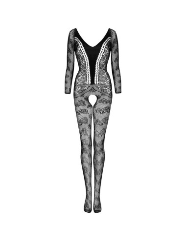 LIVCO CORSETTI FASHION - CORDILL LC 17358 BODYSTOCKING CROTCHLESS SCHWARZ EINE GRÖSSE