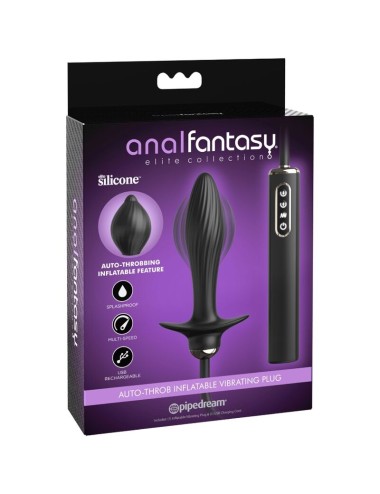 ANAL FANTASY ELITE COLLECTION - AUFBLASBARER PLUG & AUTO-THROB VIBRATOR